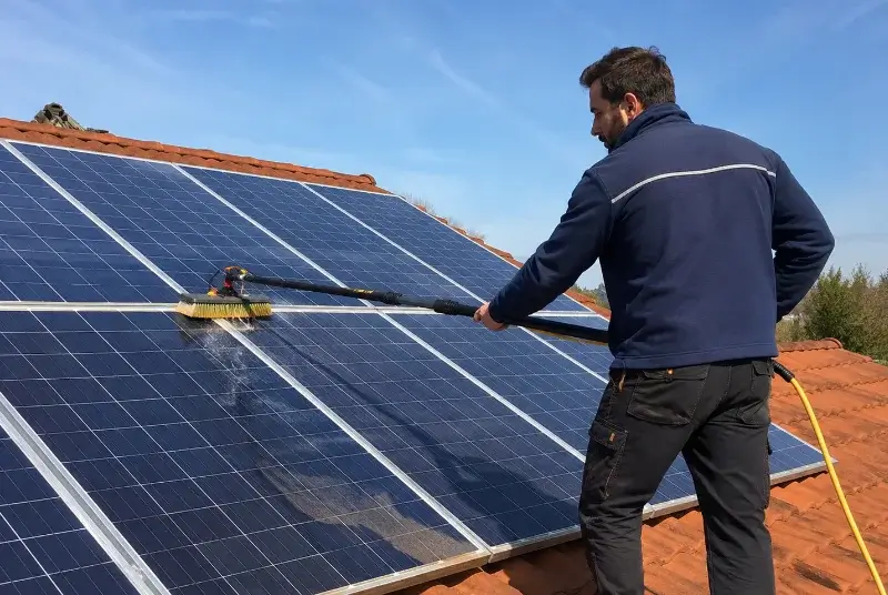 Nettoyage et entretien de panneaux solaires à Maussane-les-Alpilles